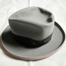 VITA デッド! 40's STETSON 57.5CM ST.REGIS ホンブルグ ヴィータフェルト NOS DEAD ステットソン VINTAGE HAT ヴィンテージ ハット レア_画像3