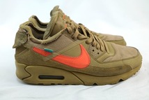 中古 Off-White Nike Air Max 90 Desert Ore オフホワイト ナイキ エアマックス90 デザートオレ 27cm AA7293-200_画像6