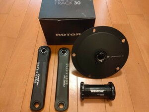 ROTOR ALDHU TRACK クランクセット&セラミックBB