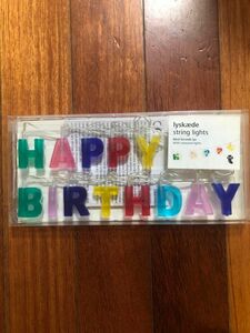 フライングタイガー　パーティーグッズ　happy birthday ガーランド