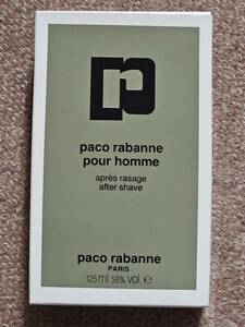 paco rabanne パコ ラバンヌ アフターシェイブ　125ml 訳あり