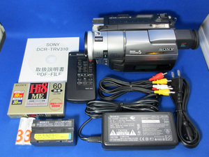 安心30日保証 SONY DCR-TRV310 完全整備品 美品フルセット 希少Digital8ハンディカム iLinkダビング デジタル8ミリビデオカメラ y27