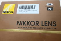 【激安美品】訳あり　Nikon AF-S NIKOOR 80-400mm f4.5-5.6G ED VR_画像1