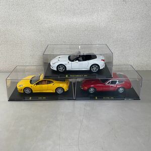 a*★中古品　デアゴスティーニ 1/24 フェラーリ・コレクション 365 GTB4-1968 F430-2004 Ferrari California T-2014 3台セット★