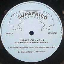 12inch/アフリカンブギーコンピ！SUPAFRICO VOL.5/THE SOUND OF FUNKY AFRICA/BUNNY MACK/LET ME LOVE YOU/JAKE SOLLO/ナイジェリア_画像2