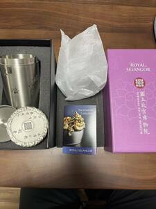 1 茶道具　錫　茶筒　未使用　ROYAL SELANGOR ロイヤルセランゴール　made in マレーシア　国立故宮博物院