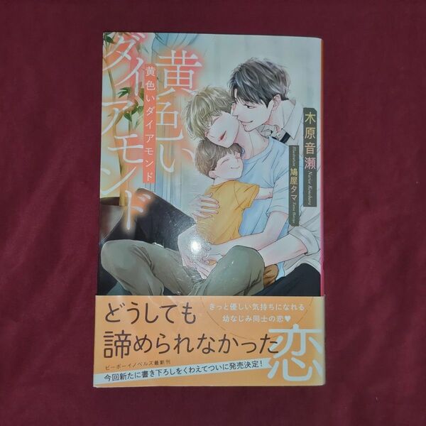 BL 小説 木原音瀬 鳩屋タマ 黄色いダイアモンド