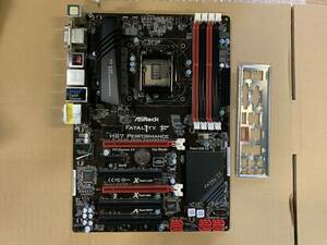 ★中古品 BIOS確認 ASRock FATAL1TY H87 PERFORMANCE LGA1150 IOパネル付属★