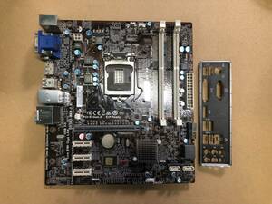 ★中古品 BIOS確認 B85H3-M4 V:2.0 マザーボード　LGA1150 IOパネル付き★