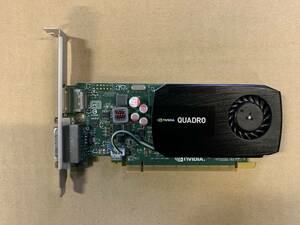 K7★中古品 BIOS確認 NVIDIA Quadro K600 DDR3 1GB PCI-EX DVI-I Displayport★