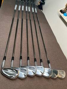 【美品】 ①ミズノプロ225 アイアン 5Ｉ～PW ②JPX923FORGED GW　7本セット ATTAS IRON10S 　ミズノスペシャルオーダー　MizunoPro225 