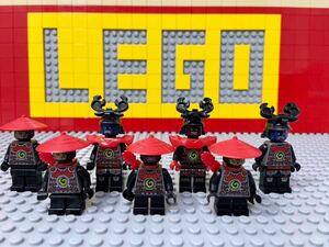 ☆ニンジャゴー☆ レゴ　ミニフィグ　兵士　ワルワルサムライ　ストーン兵士　( LEGO 人形 侍 甲冑 敵　B121105