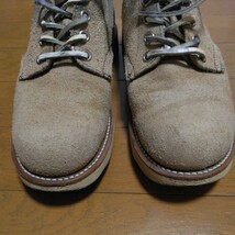 レッドウィング　REDWING　アイリッシュセッター　犬タグ　スエード　５1/2E　23.5cm　プレーントゥ　1990年代　90s_画像3