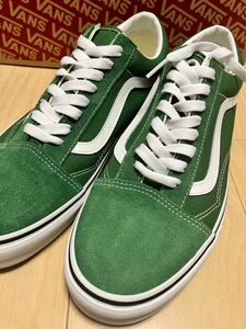 バンズ VANS スニーカー オールドスクール 緑 グリーン 27.5cm 新品