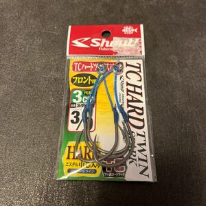 送料84円 新品 シャウト TCスパーク フロント用 3/0 PE長さ3cm アシストフック SHOUT TC TWIN SPARK スパーク ジギング メタルジグ 