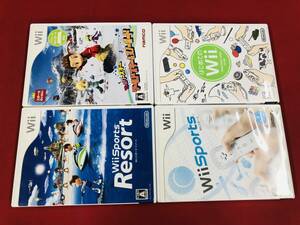 ファミリースキー ワールドスキー＆スノーボード Wii sports リゾート はじめてのWii 即落札！！ 4本 セット