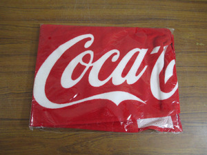 【CP/M】未使用保管品 非売品 コカ・コーラ タオルマフラー ジャガード 110cm×20cm