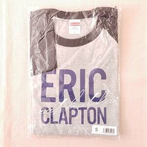 魅惑のバンドT特集! 20sデッド未開封『ERIC CLAPTON(エリック・クラプトン) / LIVE AT BUDOKAN 2023』ツアーラグランTシャツ 灰 S／ロックT