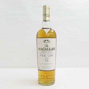 1円~The MACALLAN（マッカラン）12年 ファインオーク 旧 40% 700ml B23E300001