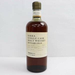 NIKKA（ニッカ）北海道余市モルト 10年 シングルカスク 1990-2002 61.9％ 750ml ※ラベル汚れ T23K280032