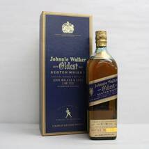 Johnnie Walker（ジョニー ウォーカー）ブルーラベル オールデスト 15-60年 43% 750ml ※箱底潰れ X23L120001_画像1