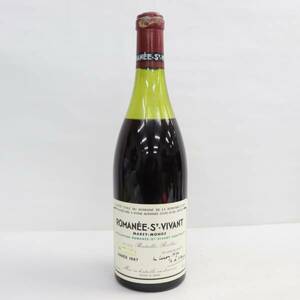 DRC ROMANEE-SAINT-VIVANT（ロマネ サンヴィヴァン）1987 13％ 750ml ※キャップ傷み・液面低下 O23L110004