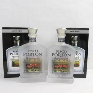【2本セット】PISCO PORTON（ピスコ ポルトン）アチョラード 43％ 750ml N23K250025