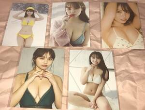 送料無料 NMB48 ポストカード 本郷柚巴 1st 写真集 美しい果実 封入特典 5種コンプ