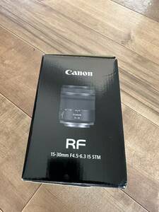 Canon RF15-30mm F4.5-6.3 IS STM　RFレンズ - 未使用