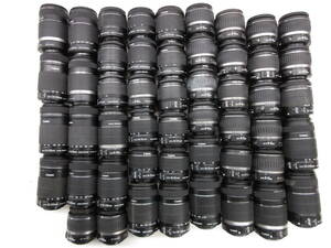 (4189U)ジャンク Canon EFS18-55mm 3.5-5.6ⅡUSM -55-250mm 4-5.6ISⅡ 等 キヤノン まとめてセット 50本 動作未確認 同梱不可