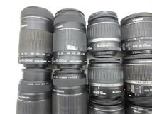 (4226U)ジャンク Canon EFS18-55mm 3.5-5.6IS 55-250mm 4-5.6IS 18-55mm 3.5-5.6ⅡUSM等 キヤノン まとめてセット 35本 動作未確認同梱不可_画像2