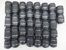 (4226U)ジャンク Canon EFS18-55mm 3.5-5.6IS 55-250mm 4-5.6IS 18-55mm 3.5-5.6ⅡUSM等 キヤノン まとめてセット 35本 動作未確認同梱不可_画像1