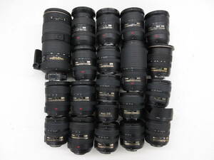 (4236Y)ジャンク Nikon AF-S DX NIKKOR -18-200mm 3.5-5.6G ED -35mm 1.8G等 ニコン まとめて 大量セット 20点 動作未確認 同梱不可