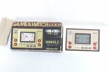 ●（10)GAME＆WATCH GOLD Nintendo MH-06 MANHOLE_画像1