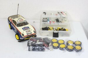 ●当時物 超レア 1/12 タミヤ ポルシェ 959 パリ ダカールラリー 優勝車 ラジコン スリックタイヤ スペアタイヤ 付属 他