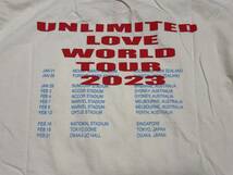 RED HOT CHILI PEPPERS 2023年ツアーT 東京ドーム サイズL ロンT レッチリ 試着のみ UNLIMITED LOVE WORLD TOUR バンドT_画像8