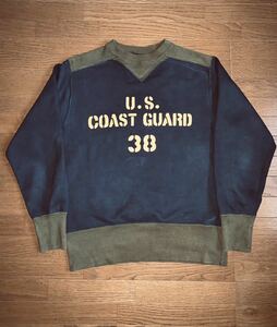 フリーホイーラーズFREEWHEELERSスウェット　US Cost Guard 38 INTL AIR SHOW CHICAGO 40