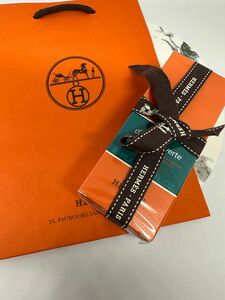 ハンドジェル　HERMES エルメス ショッパー　新品　未開封　ハンドジェル　オー　ドランジュ　ヴェルト　ジェル　プールレマン