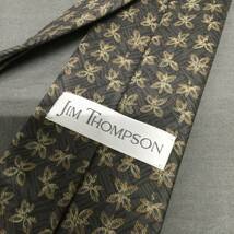 051207　251965-17　JIM THOMPSON　ジムトンプソン　ネクタイ　花柄ベージュ系カラー　メンズファッション小物　紳士服飾_画像2