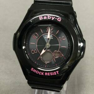 051208　251449　CASIO　カシオ　Baby-G Tripper　ベビージー トリッパー　ブラック　デジアナ　電波ソーラー　腕時計　不動品　ジャンク品