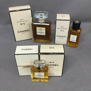 051215 252823 CHANEL　シャネル　香水　No.5　N°5　オードパルファム　オードコロン　3点セット　まとめ　ブランド　USED品