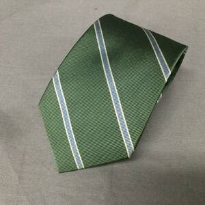 051227 253182-7 Gresshiend cross ネクタイ 柄×グリーン系 シルク100％ メンズ 服飾小物