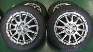 シエンタ 新品スタッドレス 23年製 中古ホイール 15インチ トーヨー オブザーブギズ2 185/60R15 NSP170 NHP170 TOYO OBSERVE GIZ2