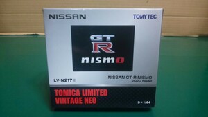 ☆美品 ☆未展示 ★トミカリミテッド ヴィンテージ NEO LV-N217c NISSAN GT-R NISMO 2020 model (銀)