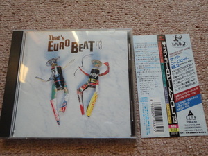 帯付き　That's EURO BEAT VOL.13 他シリーズ出品中