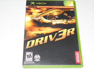 xbox★DRIV3R 海外版 北米版★箱付・説明書付・ソフト付