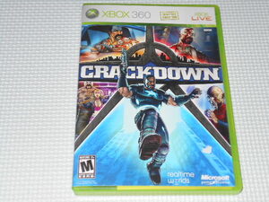 xbox360★CRACKDOWN 海外版 北米版 マップ付★箱付・説明書付・ソフト付