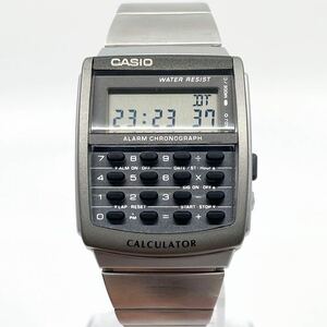 CASIO CALCULATOR デジタル 腕時計 ALARM CHRONOGRAPH CA-506 シルバー 銀 カシオ カリキュレター Y265
