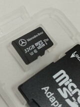 メルセデスベンツ 純正 ドライブレコーダー用 マイクロSDカード 32GB microSDカード microSDHC ドラレコ用 変換アダプタ 透明ケース 付き_画像2