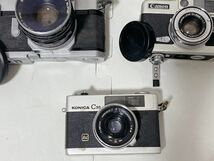 レンジファインダー 大量まとめ Canon minolta PENTAX YASHICA Konica RICOH OLYMPUS PEN SR-7 等 カメラ 部品取り_画像6